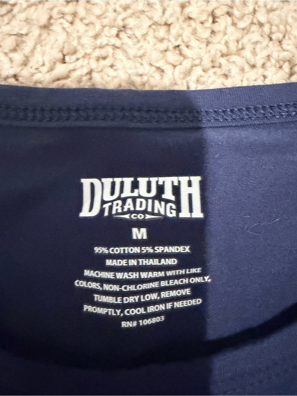 Duluth Trading Co No-Yank Long Sleeve Scoop Neck Top M NWT